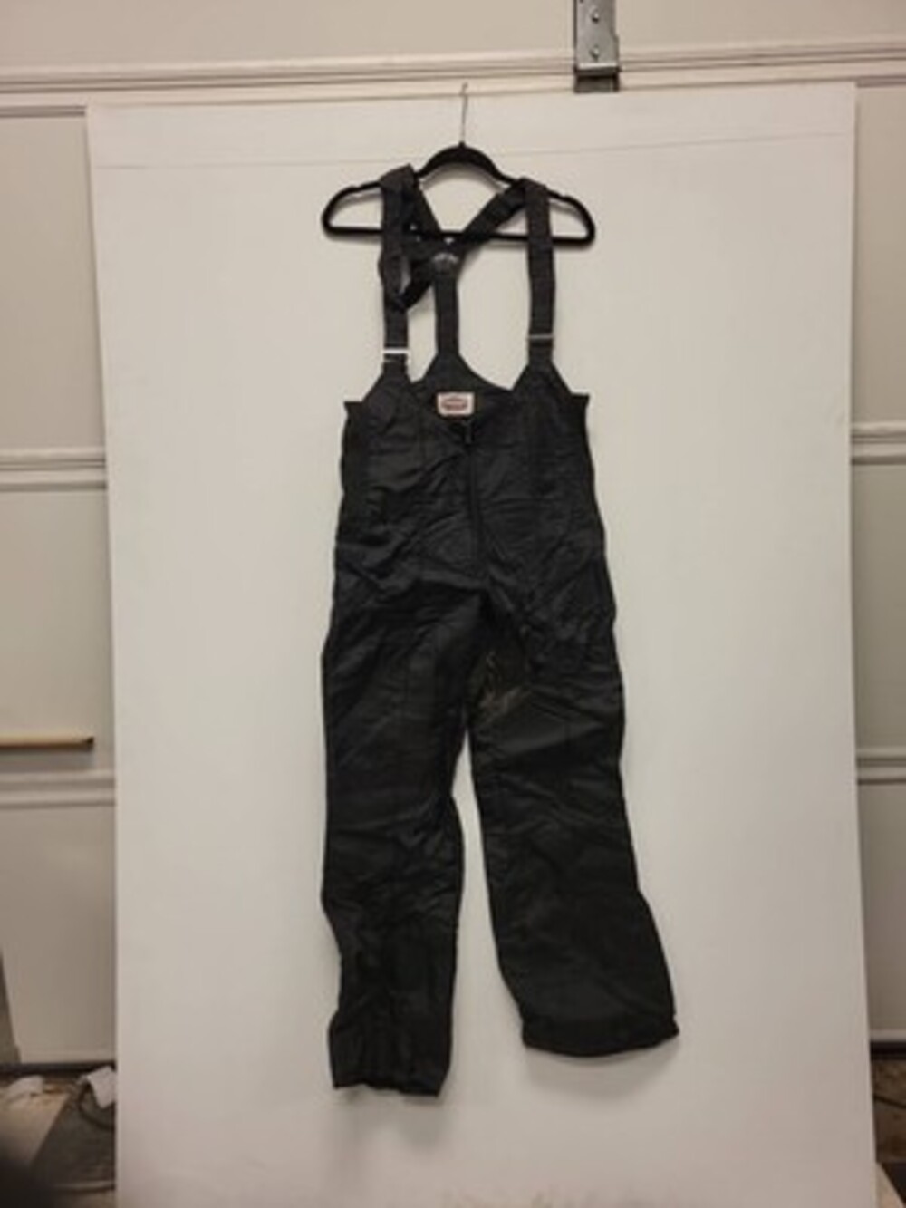 Pedigree Vintage Black Snow Ski Bibs Insulated Pants Adult Medium Winter Gear